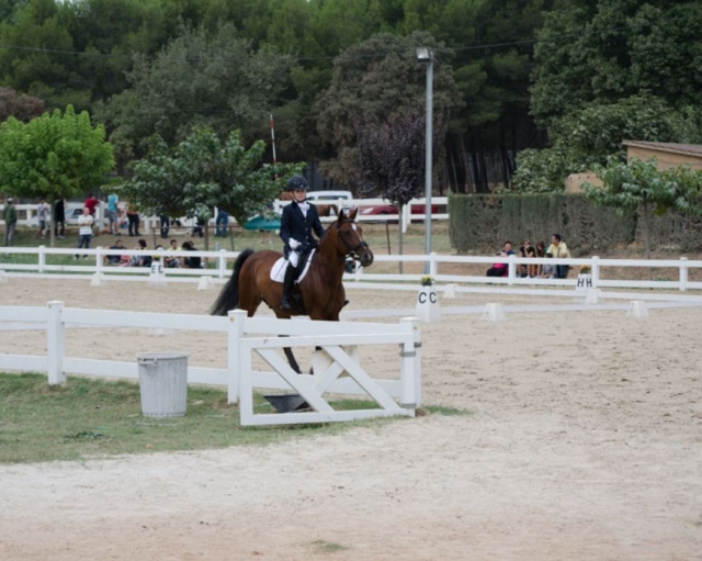  Participant of the horse riding competition 